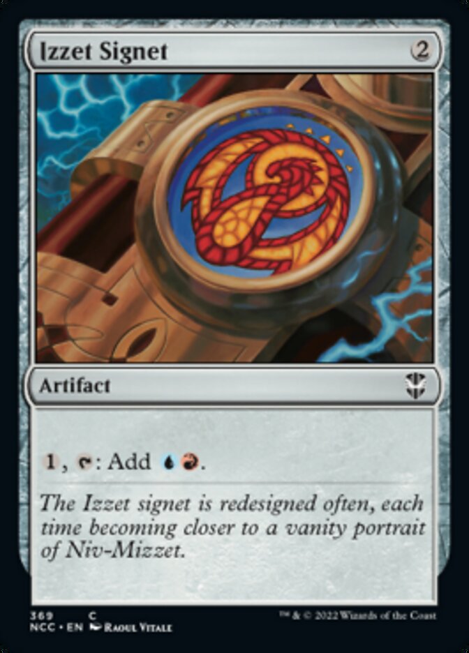 Izzet Signet [Streets of New Capenna Commander] | Red Riot Games CA