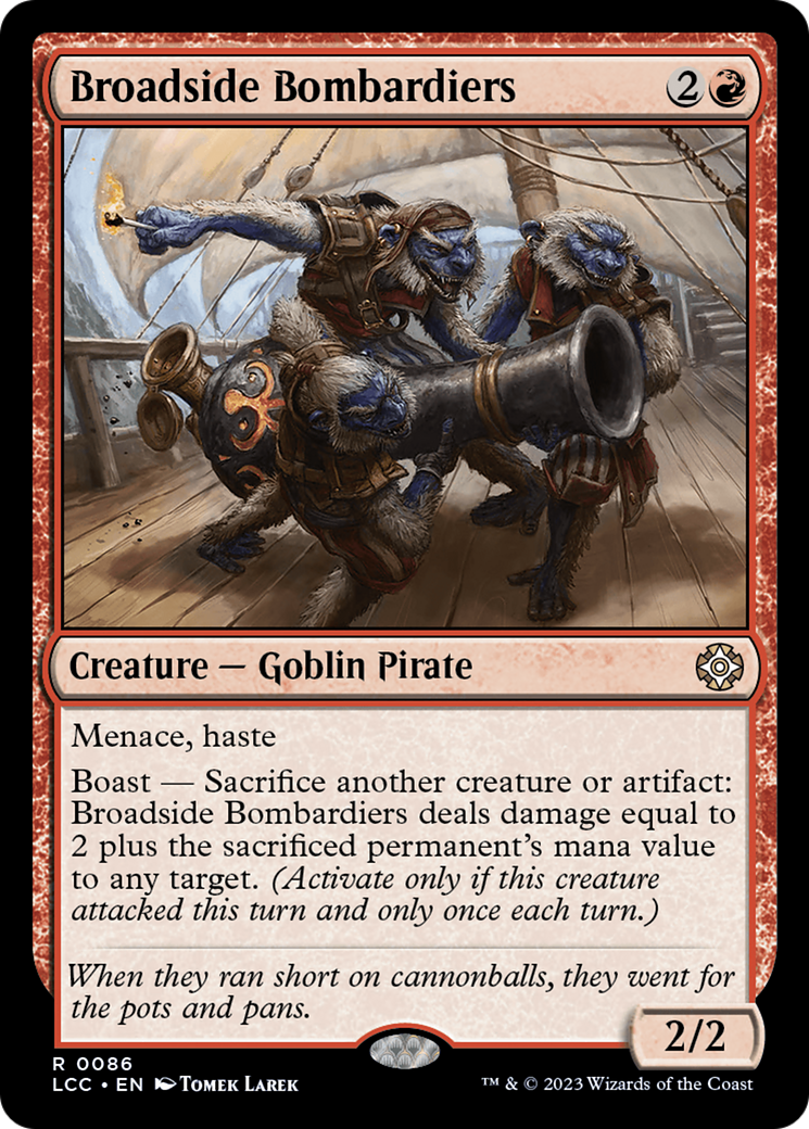 Broadside Bombardiers [The Lost Caverns of Ixalan Commander] | Red Riot Games CA