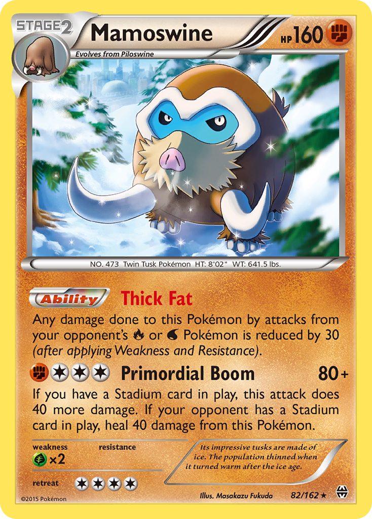 Mamoswine (82/162) [XY: BREAKthrough] | Red Riot Games CA