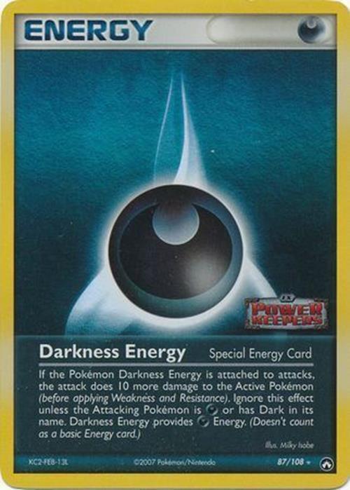 Darkness Energy (87/108) (Stamped) [EX: Power Keepers] | Red Riot Games CA