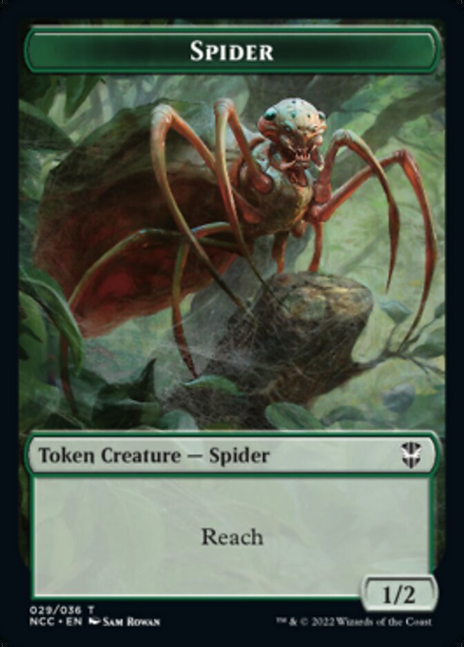 Treefolk // Spider Double-Sided Token [Streets of New Capenna Commander Tokens] | Red Riot Games CA