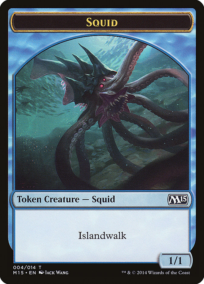 Squid Token [Magic 2015 Tokens] | Red Riot Games CA