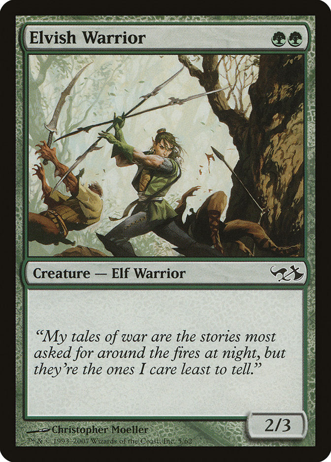 Elvish Warrior [Duel Decks: Elves vs. Goblins] | Red Riot Games CA