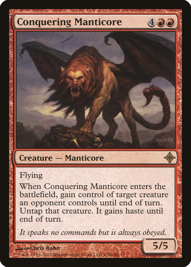 Conquering Manticore [Rise of the Eldrazi] | Red Riot Games CA