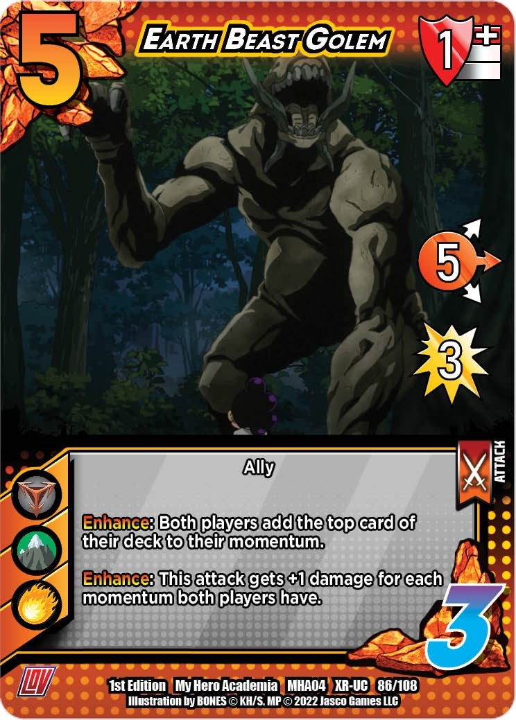 Earth Beast Golem (XR) [League of Villains] | Red Riot Games CA