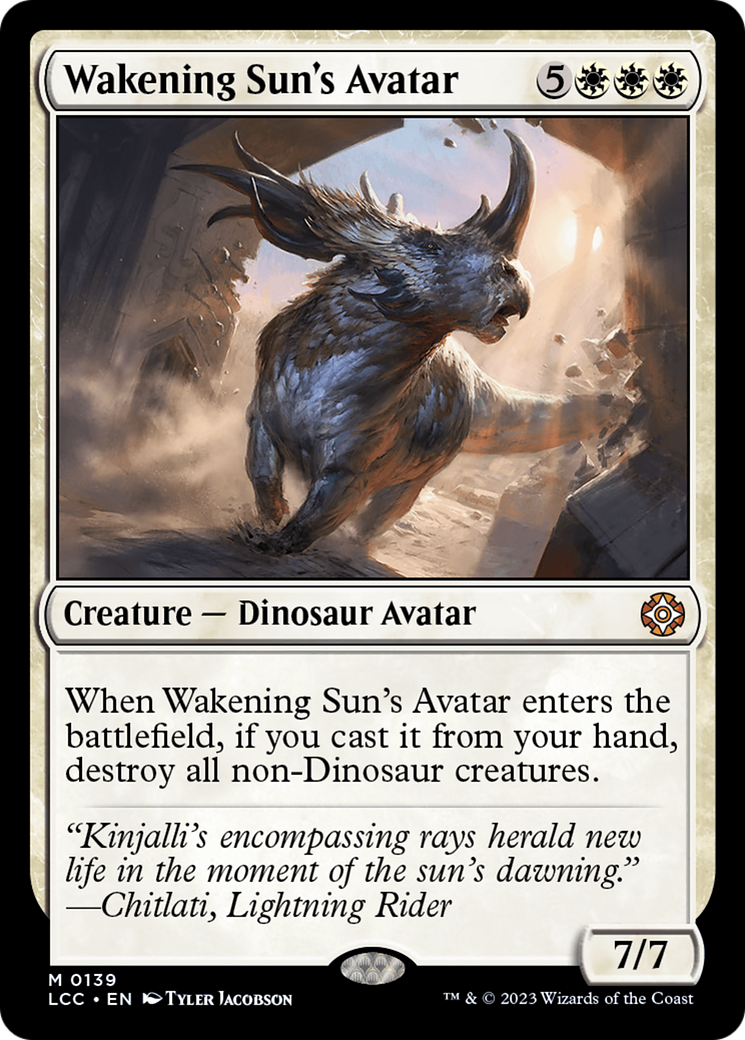 Wakening Sun's Avatar [The Lost Caverns of Ixalan Commander] | Red Riot Games CA