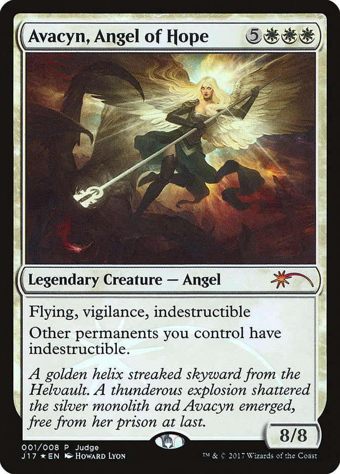 Avacyn, Angel of Hope [Judge Gift Cards 2017] | Red Riot Games CA