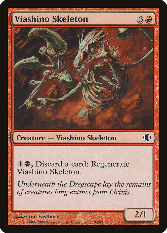 Viashino Skeleton [Shards of Alara]