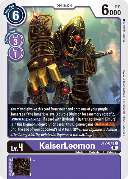 KaiserLeomon [BT7-073] [Next Adventure] | Red Riot Games CA