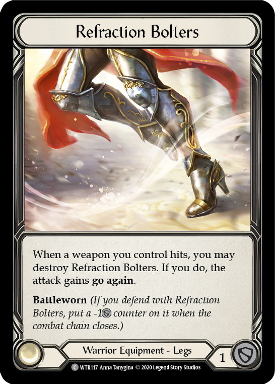 Refraction Bolters [U-WTR117] (Welcome to Rathe Unlimited)  Unlimited Rainbow Foil | Red Riot Games CA