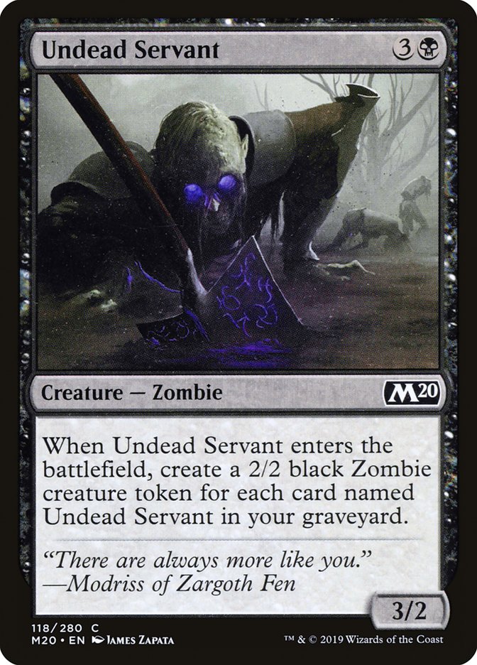 Undead Servant [Core Set 2020] | Red Riot Games CA