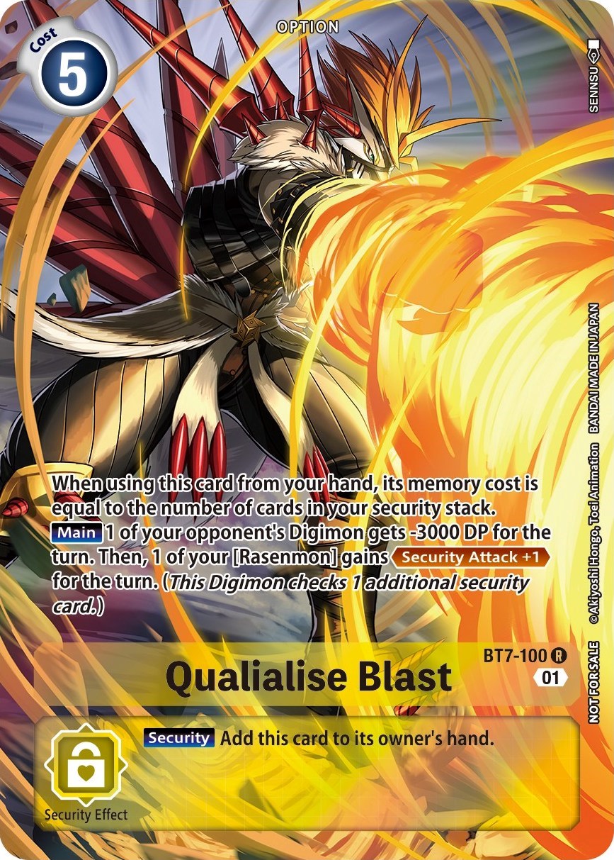Qualialise Blast [BT7-100] (Summer 2022 Dash Pack) [Next Adventure Promos] | Red Riot Games CA