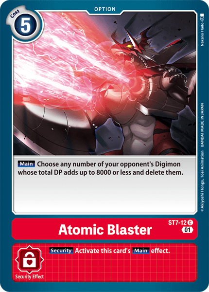 Atomic Blaster [ST7-12] [Starter Deck: Gallantmon] | Red Riot Games CA