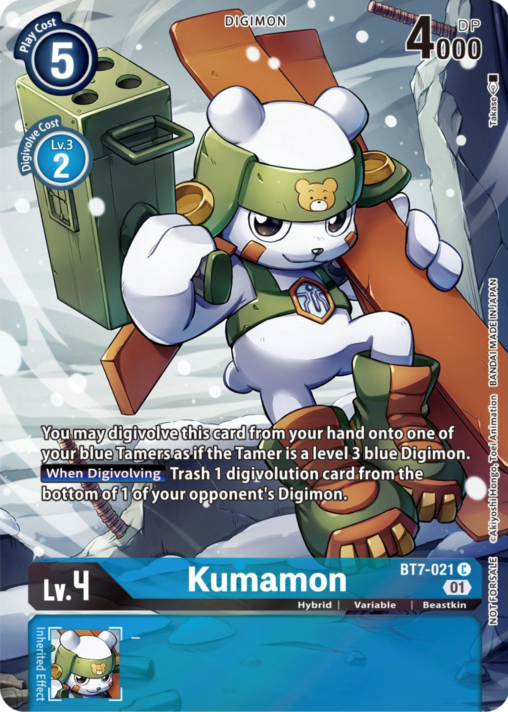 Kumamon [BT7-021] (2nd Anniversary Frontier Card) [Next Adventure Promos] | Red Riot Games CA