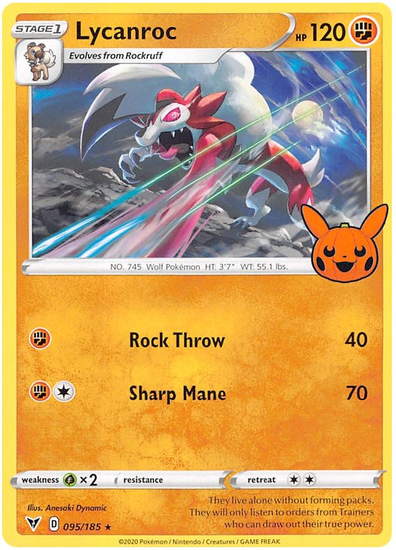 Lycanroc (095/185) [Trick or Trade 2023] | Red Riot Games CA