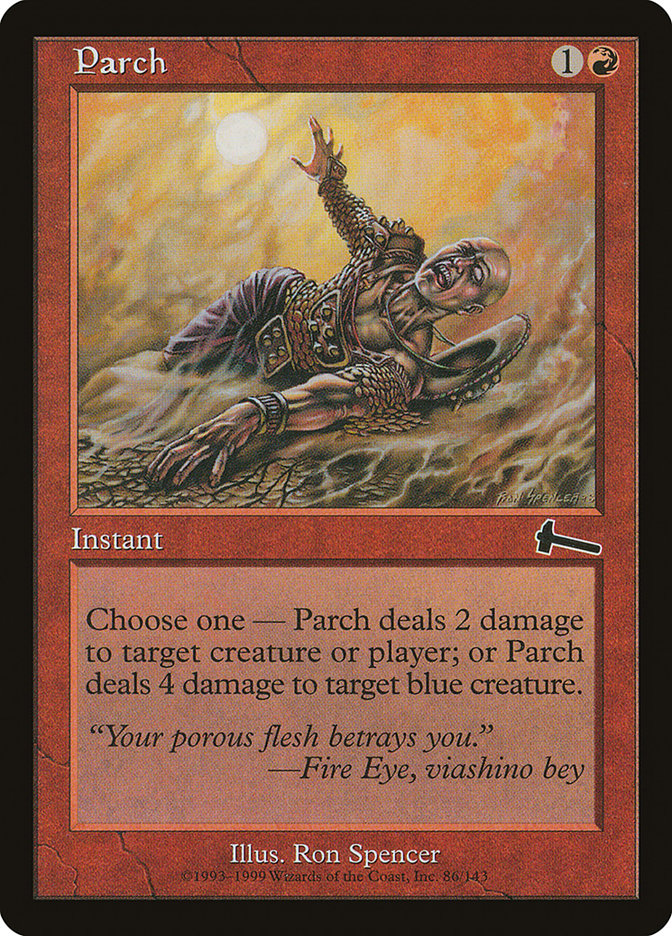 Parch [Urza's Legacy] | Red Riot Games CA