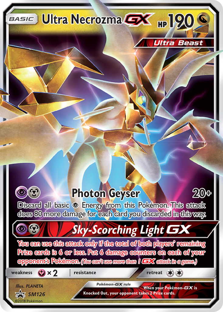 Ultra Necrozma GX (SM126) [Sun & Moon: Black Star Promos] | Red Riot Games CA