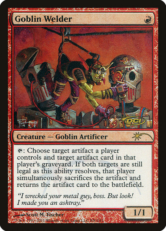 Goblin Welder [Judge Gift Cards 2011] | Red Riot Games CA