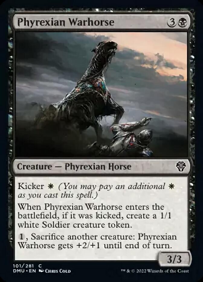 Phyrexian Warhorse [Dominaria United] | Red Riot Games CA
