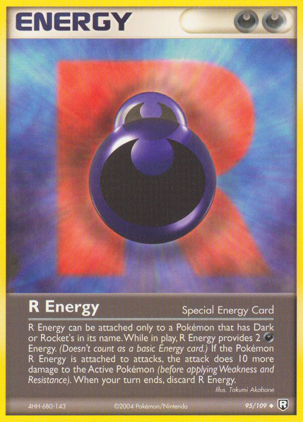 R Energy (95/109) [EX: Team Rocket Returns] | Red Riot Games CA