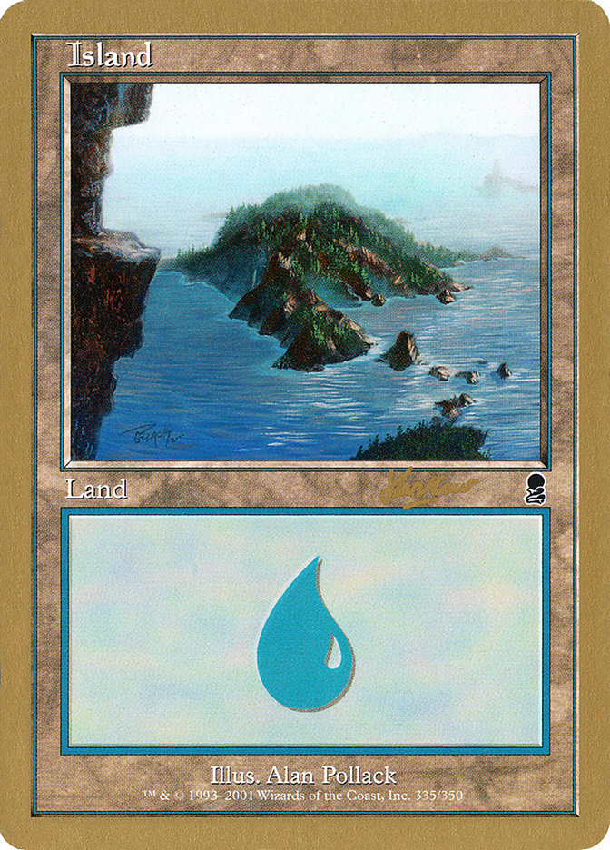 Island (shh335) (Sim Han How) [World Championship Decks 2002] | Red Riot Games CA