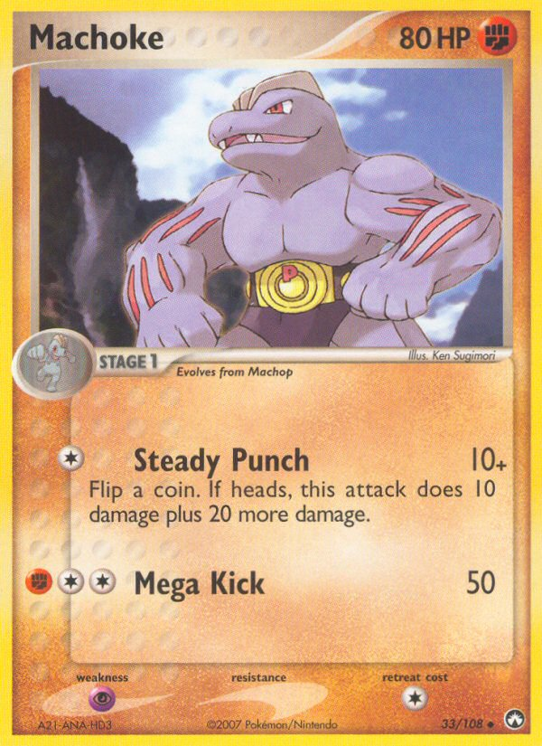 Machoke (33/108) [EX: Power Keepers] | Red Riot Games CA
