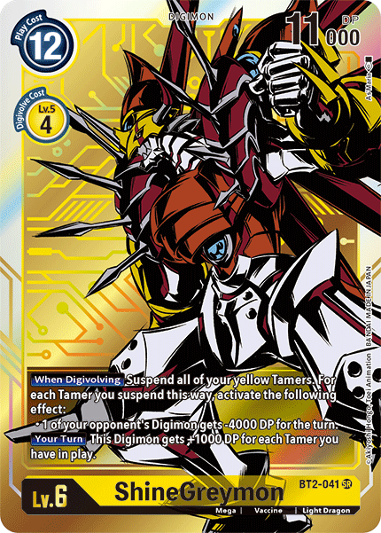ShineGreymon [BT2-041] (Alternate Art) [Release Special Booster Ver.1.5] | Red Riot Games CA