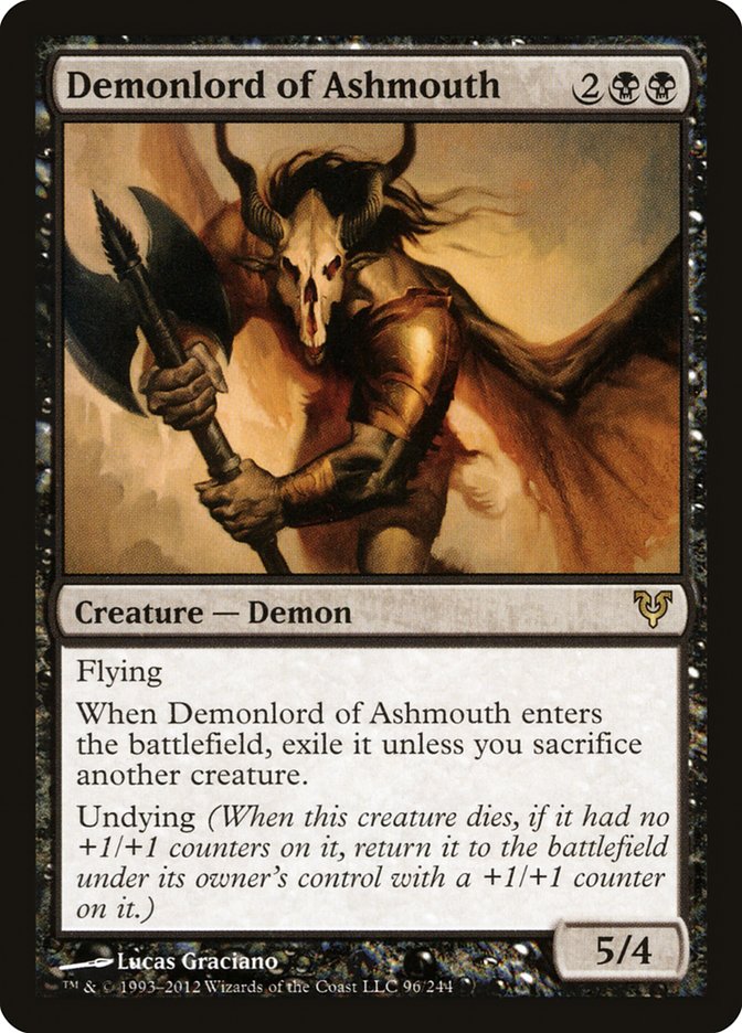 Demonlord of Ashmouth [Avacyn Restored] | Red Riot Games CA