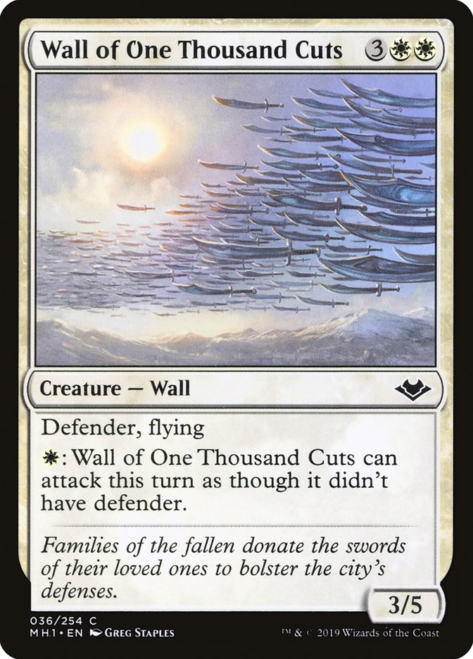 Wall of One Thousand Cuts [Modern Horizons] | Red Riot Games CA