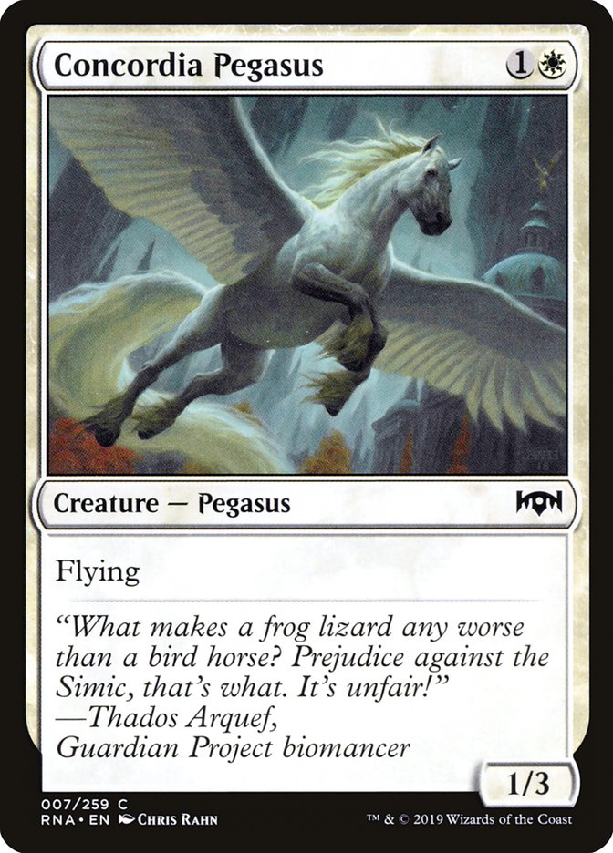 Concordia Pegasus [Ravnica Allegiance] | Red Riot Games CA