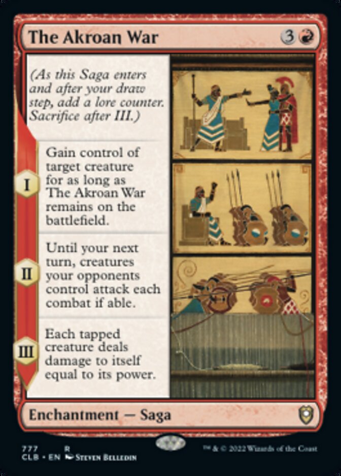 The Akroan War [Commander Legends: Battle for Baldur's Gate] | Red Riot Games CA