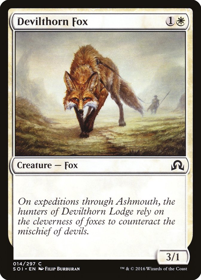 Devilthorn Fox [Shadows over Innistrad] | Red Riot Games CA