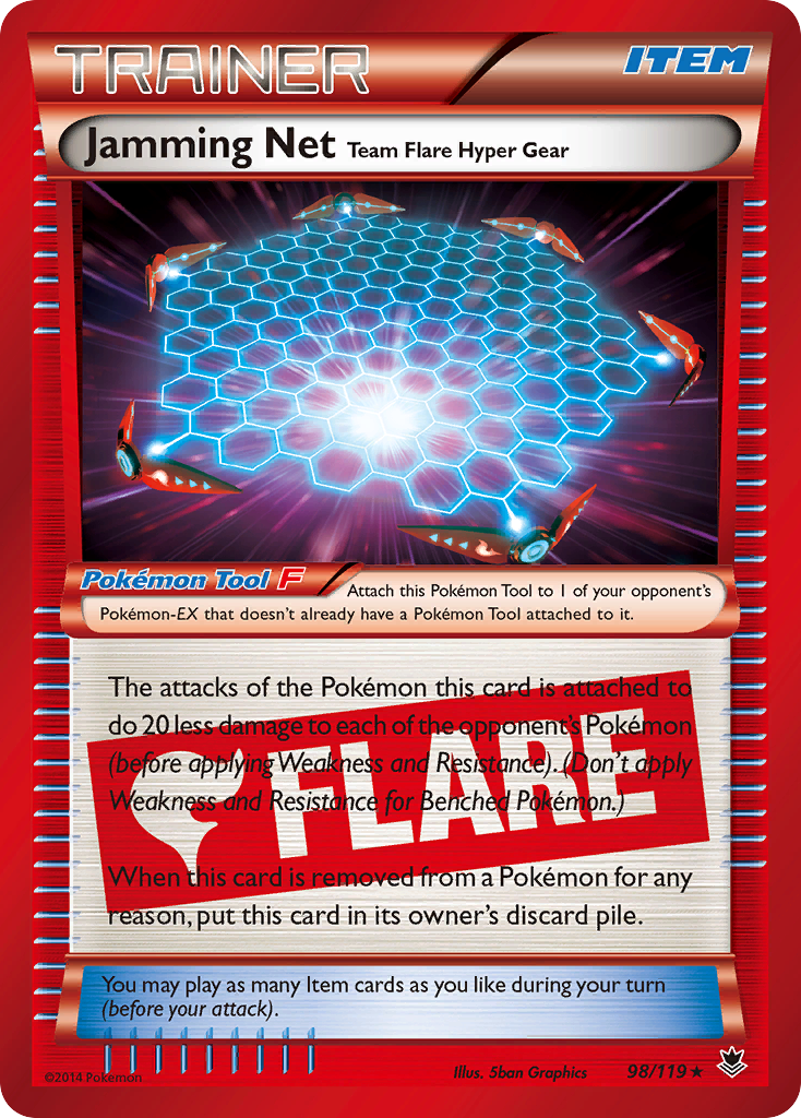Jamming Net Team Flare Hyper Gear (98/119) [XY: Phantom Forces] | Red Riot Games CA