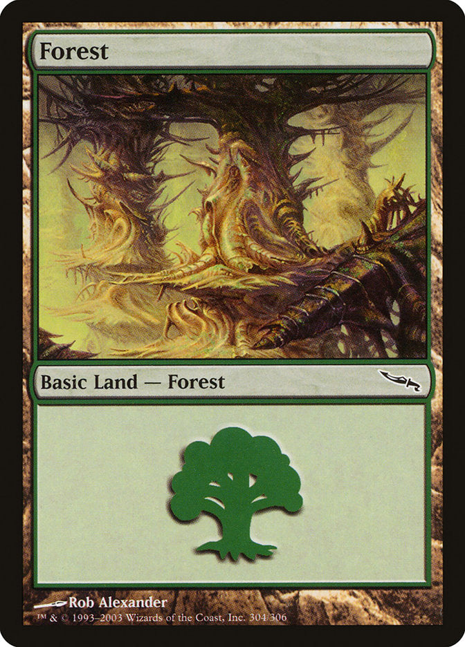Forest (304) [Mirrodin] | Red Riot Games CA