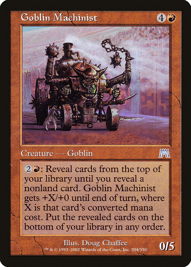 Goblin Machinist [Onslaught] | Red Riot Games CA