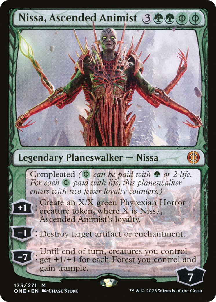 Nissa, Ascended Animist [Phyrexia: All Will Be One] | Red Riot Games CA