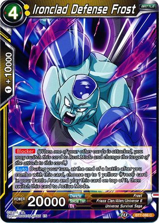 Ironclad Defense Frost (BT7-086) [Assault of the Saiyans] | Red Riot Games CA