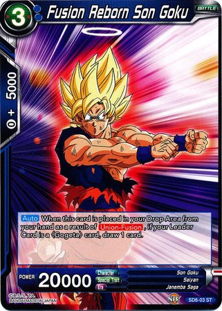 Fusion Reborn Son Goku (Starter Deck - Resurrected Fusion) (SD6-03) [Miraculous Revival] | Red Riot Games CA