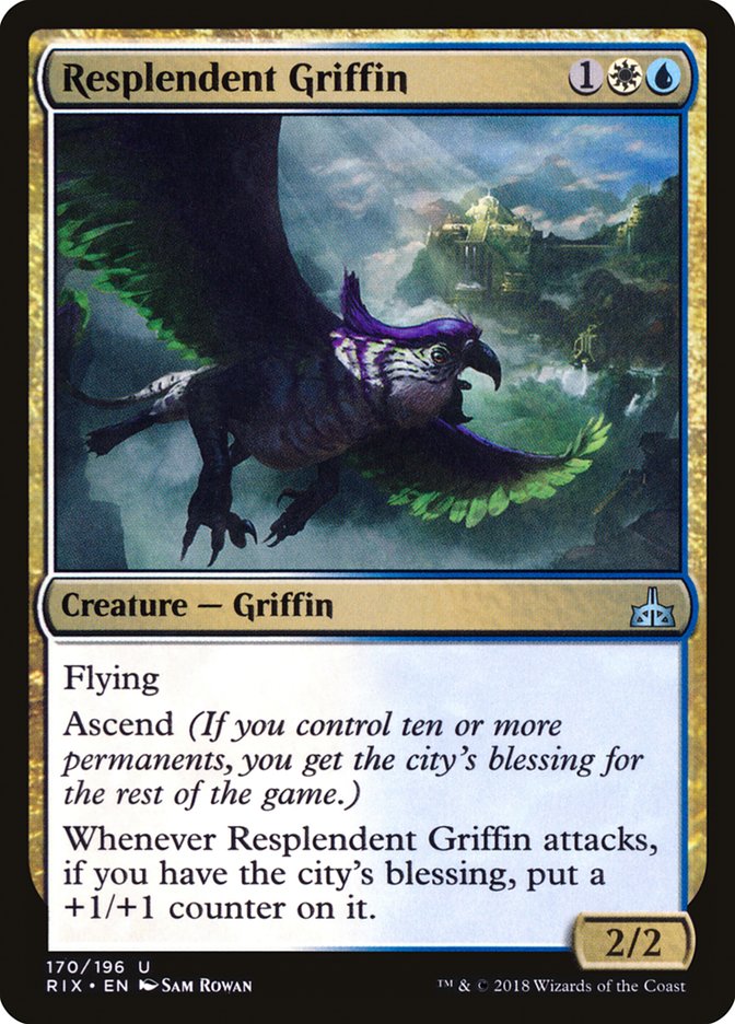 Resplendent Griffin [Rivals of Ixalan] | Red Riot Games CA