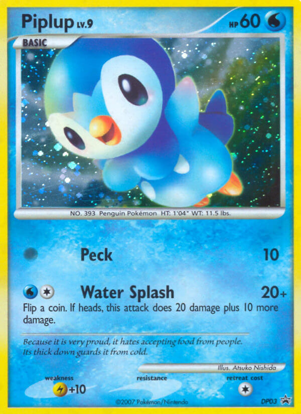 Piplup (DP03) [Diamond & Pearl: Black Star Promos] | Red Riot Games CA