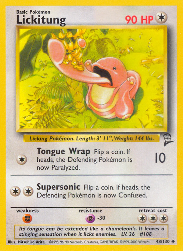 Lickitung (48/130) [Base Set 2] | Red Riot Games CA