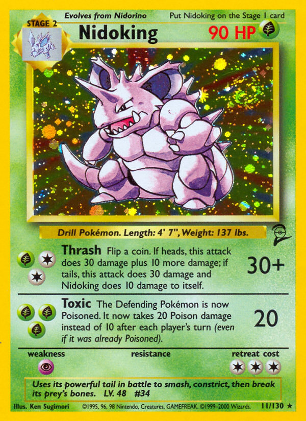 Nidoking (11/130) [Base Set 2] | Red Riot Games CA