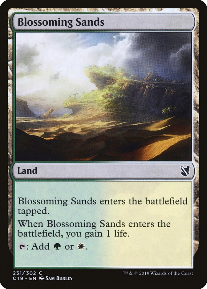Blossoming Sands [Commander 2019] | Red Riot Games CA
