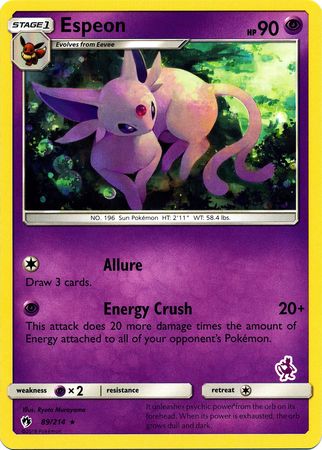 Espeon (89/214) (Mewtwo Deck) [Battle Academy 2020] | Red Riot Games CA