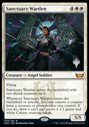 Sanctuary Warden (Promo Pack) [Streets of New Capenna Promos] | Red Riot Games CA