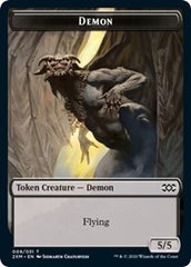 Demon // Squirrel Double-Sided Token [Double Masters Tokens] | Red Riot Games CA