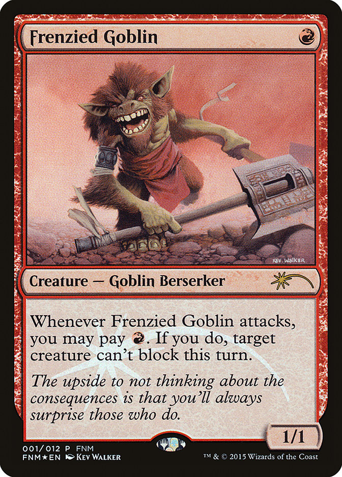 Frenzied Goblin [Friday Night Magic 2015] | Red Riot Games CA