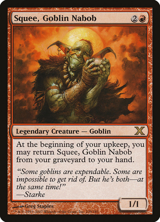 Squee, Goblin Nabob [Tenth Edition] | Red Riot Games CA