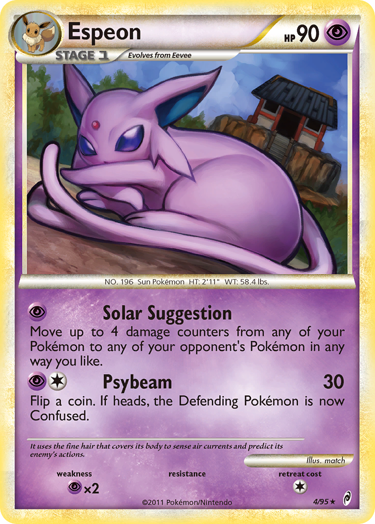 Espeon (4/95) [HeartGold & SoulSilver: Call of Legends] | Red Riot Games CA