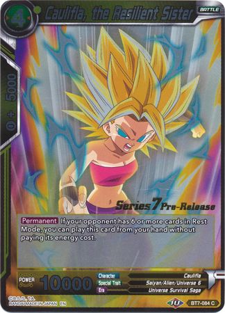 Caulifla, the Resilient Sister (BT7-084_PR) [Assault of the Saiyans Prerelease Promos] | Red Riot Games CA